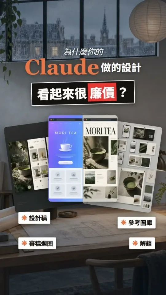 Claude 不會設計？你還沒解鎖這 3 招